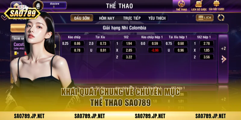 Khái quát chung về chuyên mục thể thao Sao789